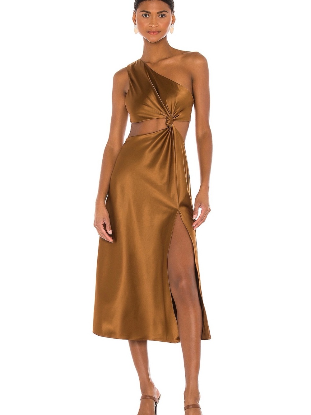 Imani Dress in Brown